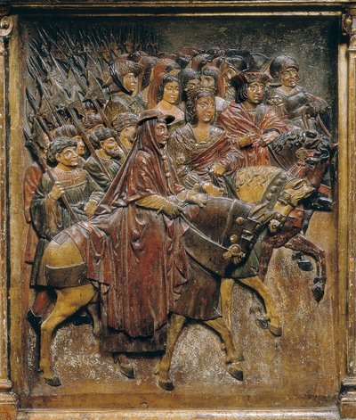 Os Reis Católicos após a conquista de Granada de Felipe Bigarny or Vigarny