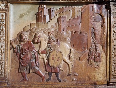 A entrega do Retable de Granada de Felipe Bigarny or Vigarny