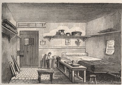 Paris - Prisão de la Petite Roquette (prisão para mulheres e adolescentes) - de Felix (after) Thorigny