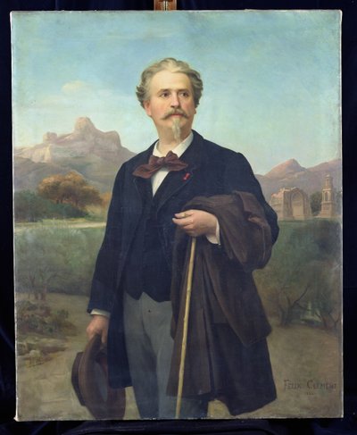 Retrato de Frederic Mistral (1830-1914) 1885 de Felix Auguste Clement