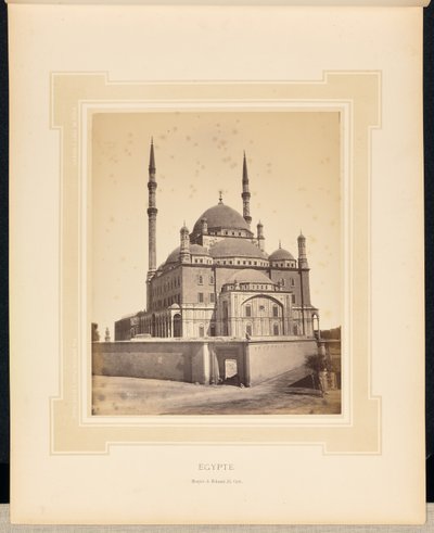 Egito: Mesquita de Muhammad Ali, Cairo de Félix Bonfils