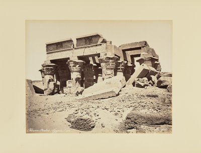 Koum-Ombos (Egito) de Félix Bonfils