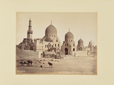Cairo, túmulos dos califas de Félix Bonfils