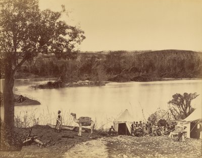 Le Jourdain [O Rio Jordão] de Félix Bonfils