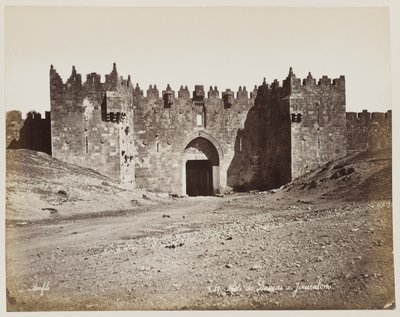 Portão das Pérolas de Jerusalém n.º 287 de Félix Bonfils