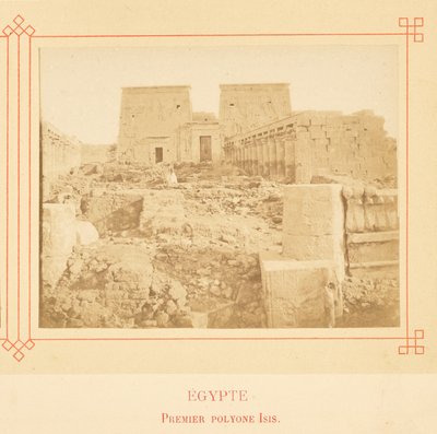 Primeiro poste da Isis. de Félix Bonfils