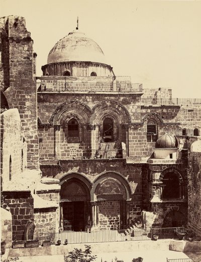 Santo Sepulcro - Jerusalém de Félix Bonfils
