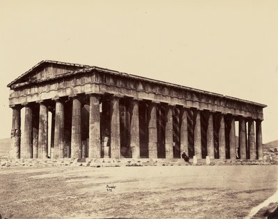 Templo de Teseu - Atenas. [Heféstion] de Félix Bonfils