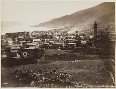 Tiberíades, panorama A Terra Santa n.º 363 de Félix Bonfils