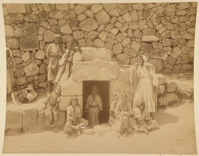 Túmulo de Lázaro em Betânia de Félix Bonfils
