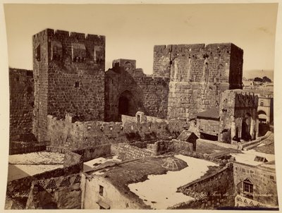 Torre de David, Jerusalém de Félix Bonfils