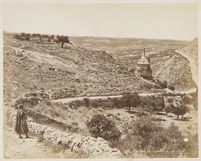 Vista do cativeiro de Jesus Cristo, cerca de #279 de Félix Bonfils