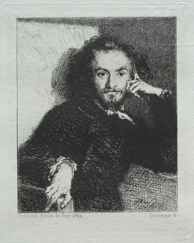Baudelaire, depois de Emil de Roy de Felix Bracquemond
