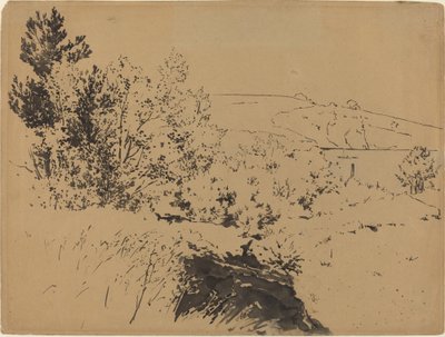 Paisagem Costeira de Felix Bracquemond