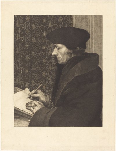 Erasmo, 1863. de Felix Bracquemond