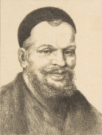 Retrato de Rabelais, 1868. de Felix Bracquemond