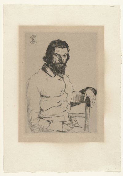 Retrato do artista Charles Méryon de Felix Bracquemond