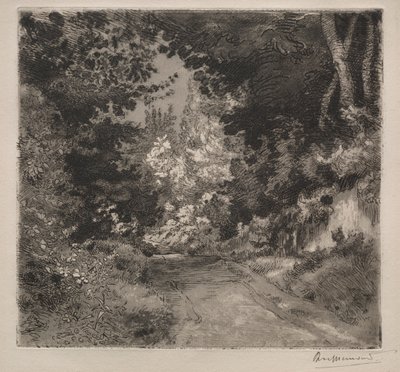 Caminho para Sèvres, c. 1872 de Felix Bracquemond