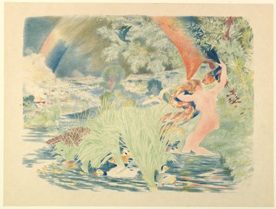 O arco-íris, 1893. de Felix Bracquemond