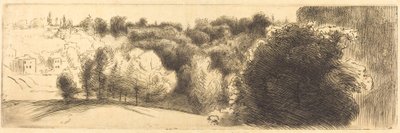 A estrada que leva a Bellevue de Felix Bracquemond