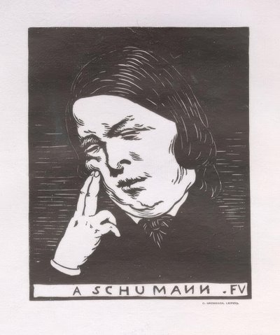 Um Schumann de Felix Edouard Vallotton