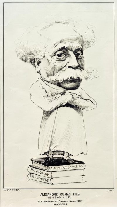 Alexandre Dumas Son de Felix Edouard Vallotton
