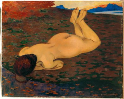 Banhista ou a fonte de Felix Edouard Vallotton