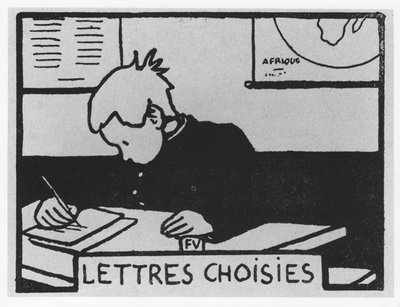 Carrot Poil: "Lettres Choisies", Jules Renard, ilustração de Felix Vallotton, ed. Flammarion. de Felix Edouard Vallotton