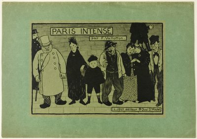 Capa para Paris Intense de Felix Edouard Vallotton