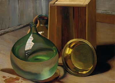 Garrafão e caixote, 1925 de Felix Edouard Vallotton