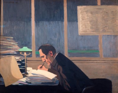 Felix Feneon tem o Revue Blanche de Felix Edouard Vallotton