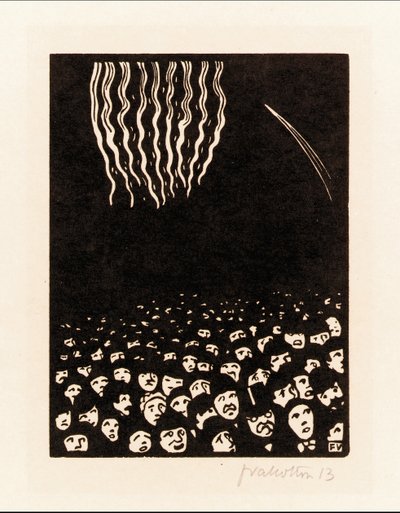 Fogos de artifício de Felix Edouard Vallotton