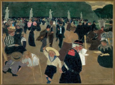Jardim de Luxemburgo de Felix Edouard Vallotton