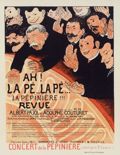 La Pepiniere Revue, ca 1896-1899. de Felix Edouard Vallotton