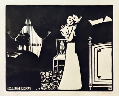 O gancho de cabelo bonito de Felix Edouard Vallotton