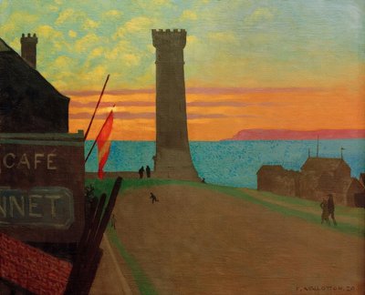 O antigo farol em Honfleur de Felix Edouard Vallotton