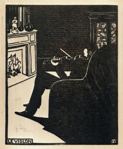 O violino de Felix Edouard Vallotton