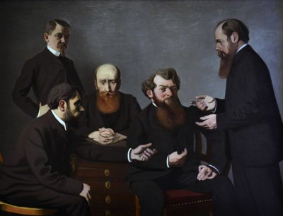 Os cinco pintores Cinco pintores: Félix Vallotton, Pierre Bonnard, Édouard Vuillard... 1902-1903. de Felix Edouard Vallotton