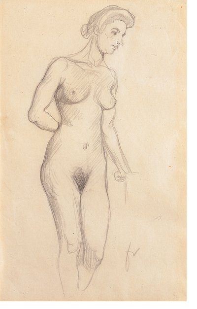 Nu de Felix Edouard Vallotton