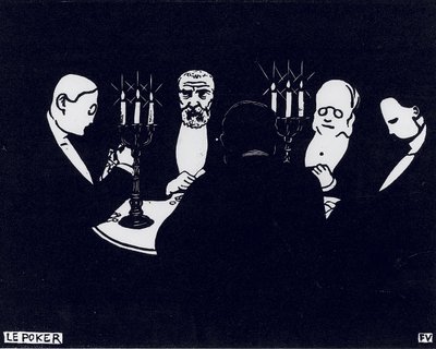 Pôquer, 1896 de Felix Edouard Vallotton