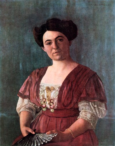Retrato da Sra. Haasen, 1908. de Felix Edouard Vallotton
