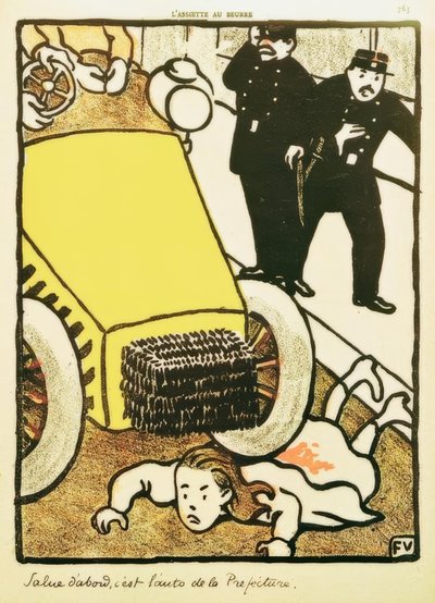 Cumprimente primeiro, é o carro da prefeitura! de Felix Edouard Vallotton