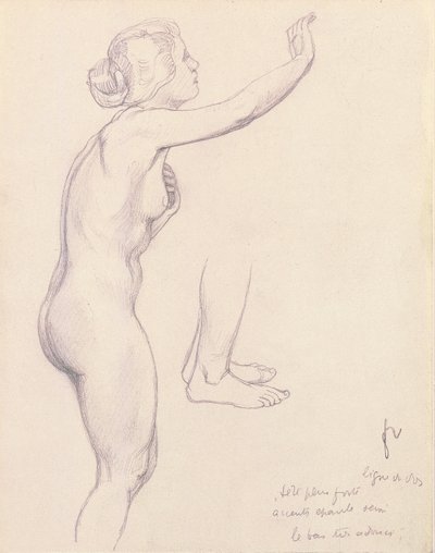 Estudo para Perseu e Andrômeda, 1918 de Felix Edouard Vallotton