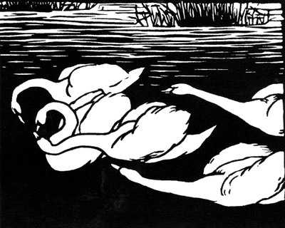 Cisnes, 1892. de Felix Edouard Vallotton