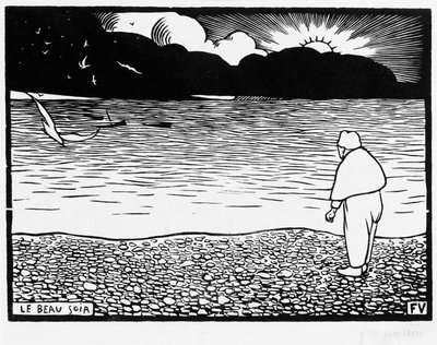 A bela noite, 1892 de Felix Edouard Vallotton