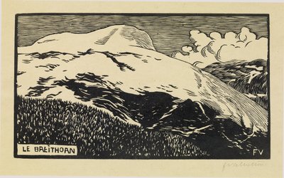 O Breithorn, 1892 de Felix Edouard Vallotton