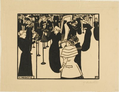 O chapeleiro de Felix Edouard Vallotton