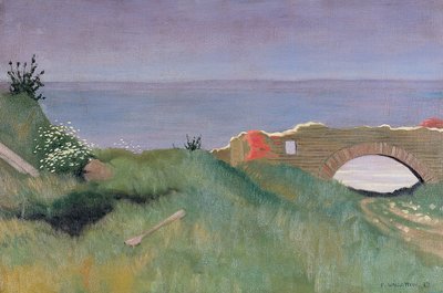 As ruínas, Villerville, 1913 de Felix Edouard Vallotton