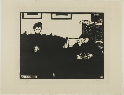 O triunfo, prato dois de intimidades de Felix Edouard Vallotton