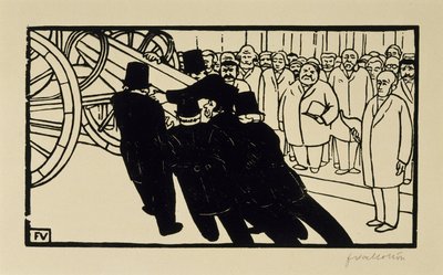 The Undertakers de Felix Edouard Vallotton